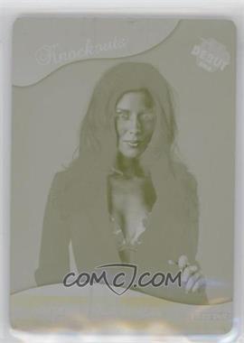 2009 TRISTAR TNA Wrestling Knockouts - [Base] - Printing Plate Yellow #6 - Jenna Morasca /1