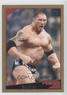 2009 Topps WWE - [Base] - Gold #55 - Batista /500