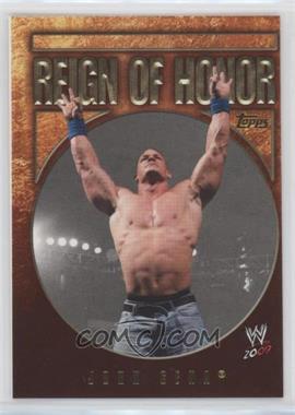 2009 Topps WWE - Reign of Honor #1 - John Cena