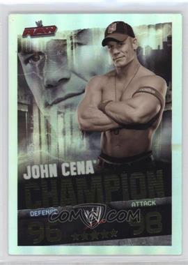 2009 Topps WWE Slam Attax Evolution - Gold Foil Champions #_JOCE - John Cena [EX to NM]