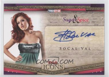 2010 TRISTAR TNA Icons - Sugar & Spice Autographs - Gold #SS9 - SoCal Val /50