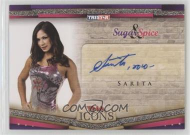 2010 TRISTAR TNA Icons - Sugar & Spice Autographs #SS4 - Sarita