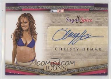 2010 TRISTAR TNA Icons - Sugar & Spice Autographs #SS8 - Christy Hemme