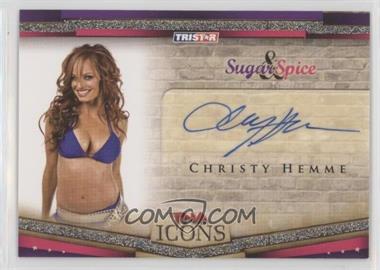 2010 TRISTAR TNA Icons - Sugar & Spice Autographs #SS8 - Christy Hemme