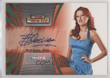 2010 TRISTAR TNA The New Era - Autographs - Green #A45 - SoCal Val /25