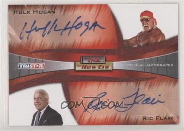 2010 TRISTAR TNA The New Era - Dual Autographs - Red #A2-22 - Hulk Hogan & Ric Flair /5