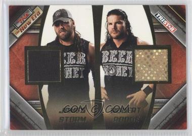 2010 TRISTAR TNA The New Era - Memorabilia - Gold #M10 - James Storm, Robert Roode /50