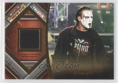 2010 TRISTAR TNA The New Era - Memorabilia - Gold #M4 - Sting /50