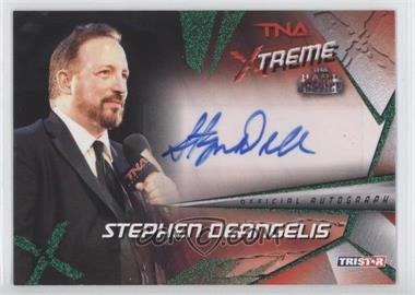 2010 TRISTAR TNA Xtreme - Autographs - Green #X20 - Stephen DeAngelis /25