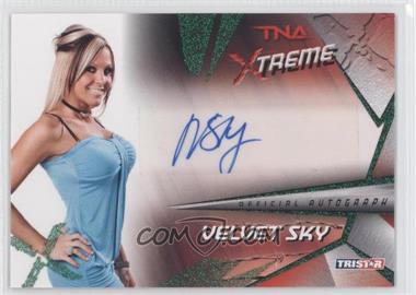 2010 TRISTAR TNA Xtreme - Autographs - Green #X48 - Velvet Sky /25