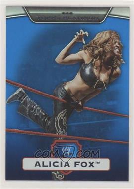 2010 Topps Platinum WWE - [Base] - Blue #125 - Alicia Fox /199
