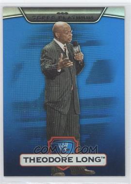 2010 Topps Platinum WWE - [Base] - Blue #65 - Theodore Long /199