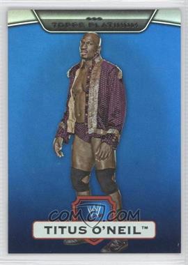 2010 Topps Platinum WWE - [Base] - Blue #85 - Titus O'Neil /199