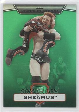 2010 Topps Platinum WWE - [Base] - Green #100 - Sheamus /499