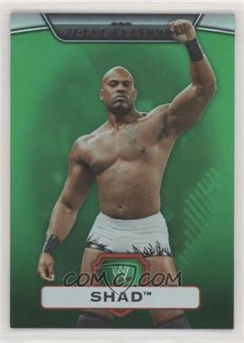 2010 Topps Platinum WWE - [Base] - Green #3 - Shad /499