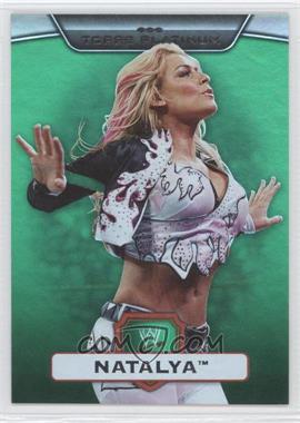 2010 Topps Platinum WWE - [Base] - Green #68 - Natalya /499