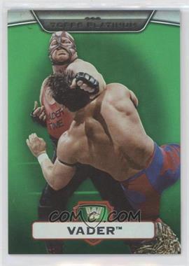 2010 Topps Platinum WWE - [Base] - Green #89 - Vader /499 [EX to NM]