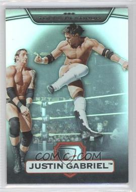 2010 Topps Platinum WWE - [Base] - Rainbow #101 - Justin Gabriel