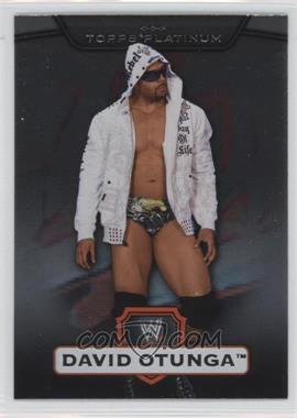 2010 Topps Platinum WWE - [Base] #52 - David Otunga