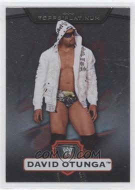 2010 Topps Platinum WWE - [Base] #52 - David Otunga