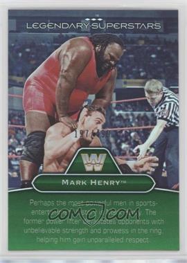2010 Topps Platinum WWE - Legendary Superstars - Green #LS-7 - Mark Henry, One Man Gang /499