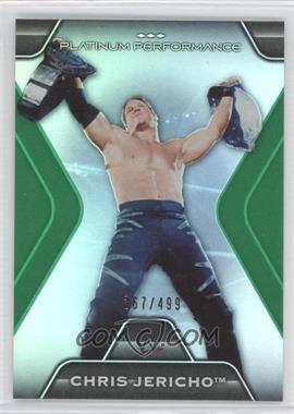 2010 Topps Platinum WWE - Platinum Performance - Green #PP-13 - Chris Jericho /499
