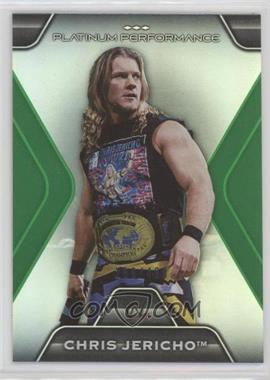 2010 Topps Platinum WWE - Platinum Performance - Green #PP-3 - Chris Jericho /499