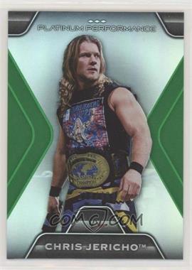 2010 Topps Platinum WWE - Platinum Performance - Green #PP-3 - Chris Jericho /499