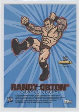 2010 Topps Rumble Pack - Stickers #27 - Randy Orton