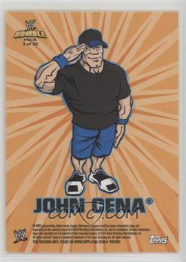 2010 Topps Rumble Pack - Stickers #3 - John Cena