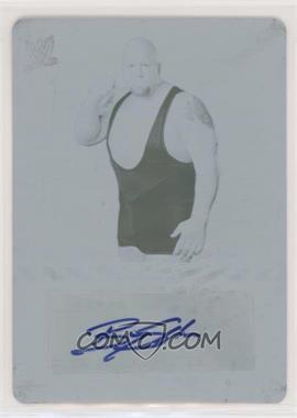 2010 Topps WWE - Autographs - Printing Plate Cyan #A-BS - Big Show /1