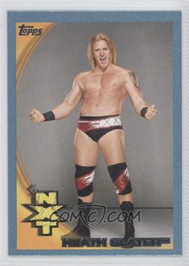 2010 Topps WWE - [Base] - Blue #71 - Heath Slater /2010