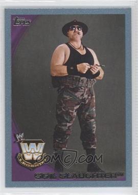 2010 Topps WWE - [Base] - Blue #89 - Sgt. Slaughter /2010