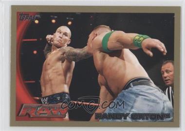 2010 Topps WWE - [Base] - Gold #9 - Randy Orton /50