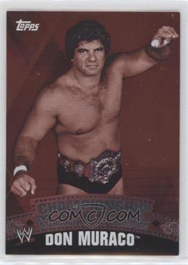 2010 Topps WWE - Championship Material - Unified Championship Belt Puzzle Back #_DOMU - Don Muraco
