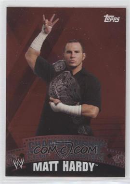 2010 Topps WWE - Championship Material - Unified Championship Belt Puzzle Back #_MAHA - Matt Hardy