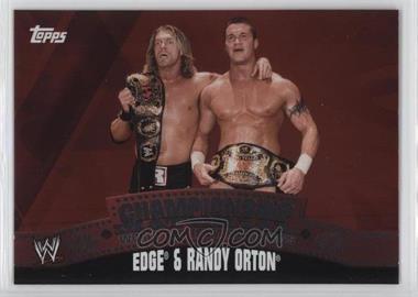 2010 Topps WWE - Championship Material #C_39 - Edge & Randy Orton