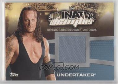 2010 Topps WWE - Elimination Chamber Mat Relics #EC-15 - Undertaker