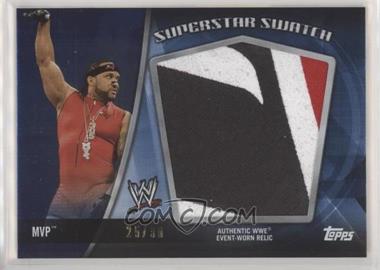 2010 Topps WWE - Superstar Swatches - Blue #SS-MVP - MVP /30