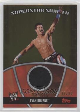 2010 Topps WWE - Superstar Swatches - Gold #S-EB - Evan Bourne /99