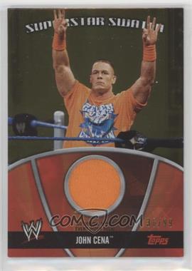 2010 Topps WWE - Superstar Swatches - Gold #S-JC - John Cena /99