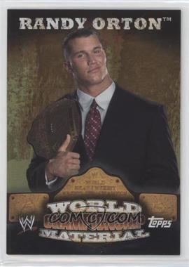 2010 Topps WWE - World Championship Material - Puzzle Back #_RAOR.1 - Randy Orton (Suit)