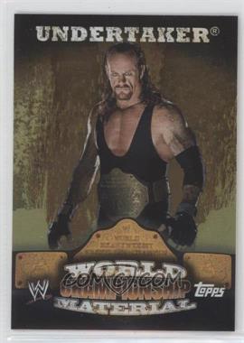 2010 Topps WWE - World Championship Material #W12 - Undertaker
