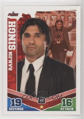 2010 Topps WWE Slam Attax Mayhem - [Base] #_RASI - Ranjin Singh