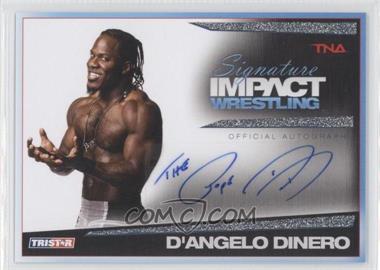 2011 TRISTAR TNA Signature Impact Wrestling - Autographs - Silver #S29 - D'Angelo Dinero /99