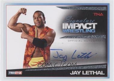 2011 TRISTAR TNA Signature Impact Wrestling - Autographs - Silver #S44 - Jay Lethal /99 - Courtesy of COMC.com