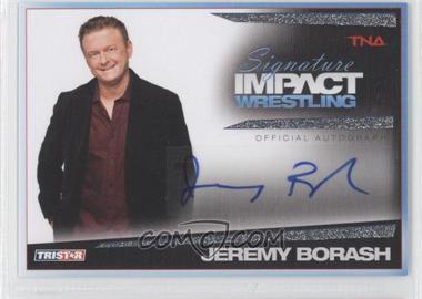 2011 TRISTAR TNA Signature Impact Wrestling - Autographs - Silver #S46 - Jeremy Borash /99