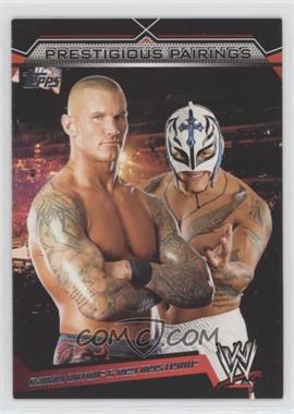 2011 Topps WWE - Prestigious Pairings #PP-6 - Randy Orton, Rey Mysterio [EX to NM]