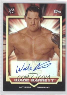 2011 Topps WWE Classic - Autographs #_WABA - Wade Barrett