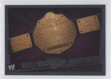 2011 Topps WWE Slam Attax Rumble - [Base] #_NoN - Belts - World Heavyweight Championship